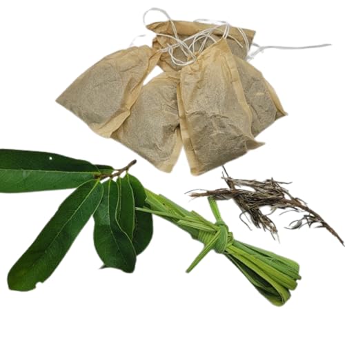 Jamaican Man Brew – Organic Jamaican Herbal Tea – Soursop, Lemongrass (Fevergrass) & Rosemary – Organic, Caffeine-Free, Gluten Free, 2 Pack (12 Tea Bags Each)