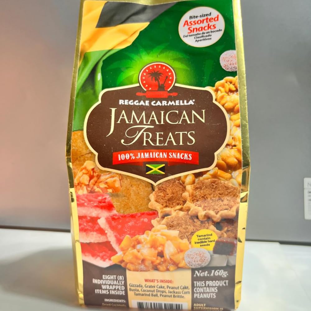 Reggae Carmella Jamaican Snack Treat (160g) – Authentic Island Sweets Made in Jamaica – Perfect for Gift Baskets, Holidays & Special Occasions – Tropical Flavor Delivered to Your Door