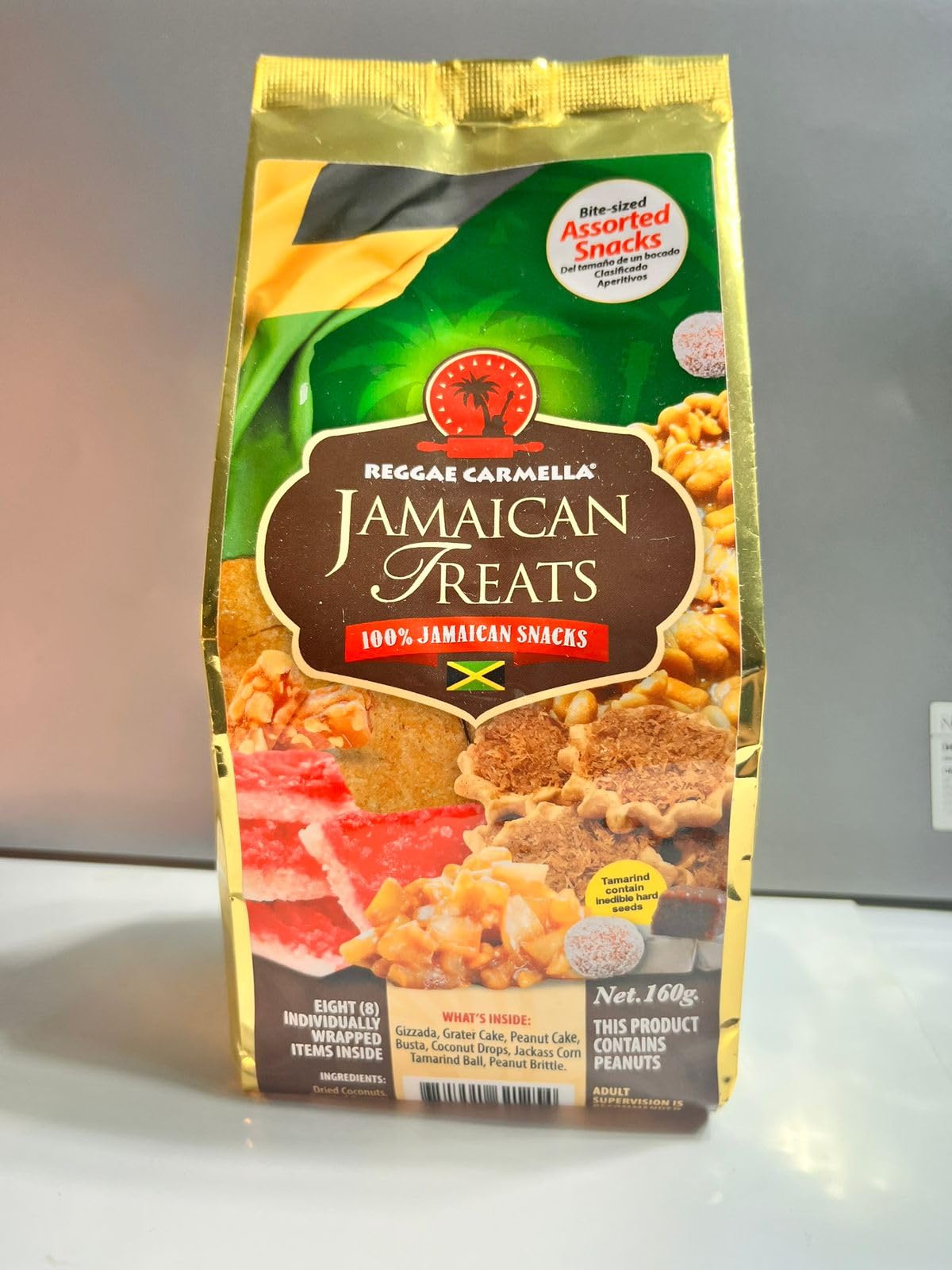 Reggae Carmella Jamaican Snack Treat (160g) – Authentic Island Sweets Made in Jamaica – Perfect for Gift Baskets, Holidays & Special Occasions – Tropical Flavor Delivered to Your Door