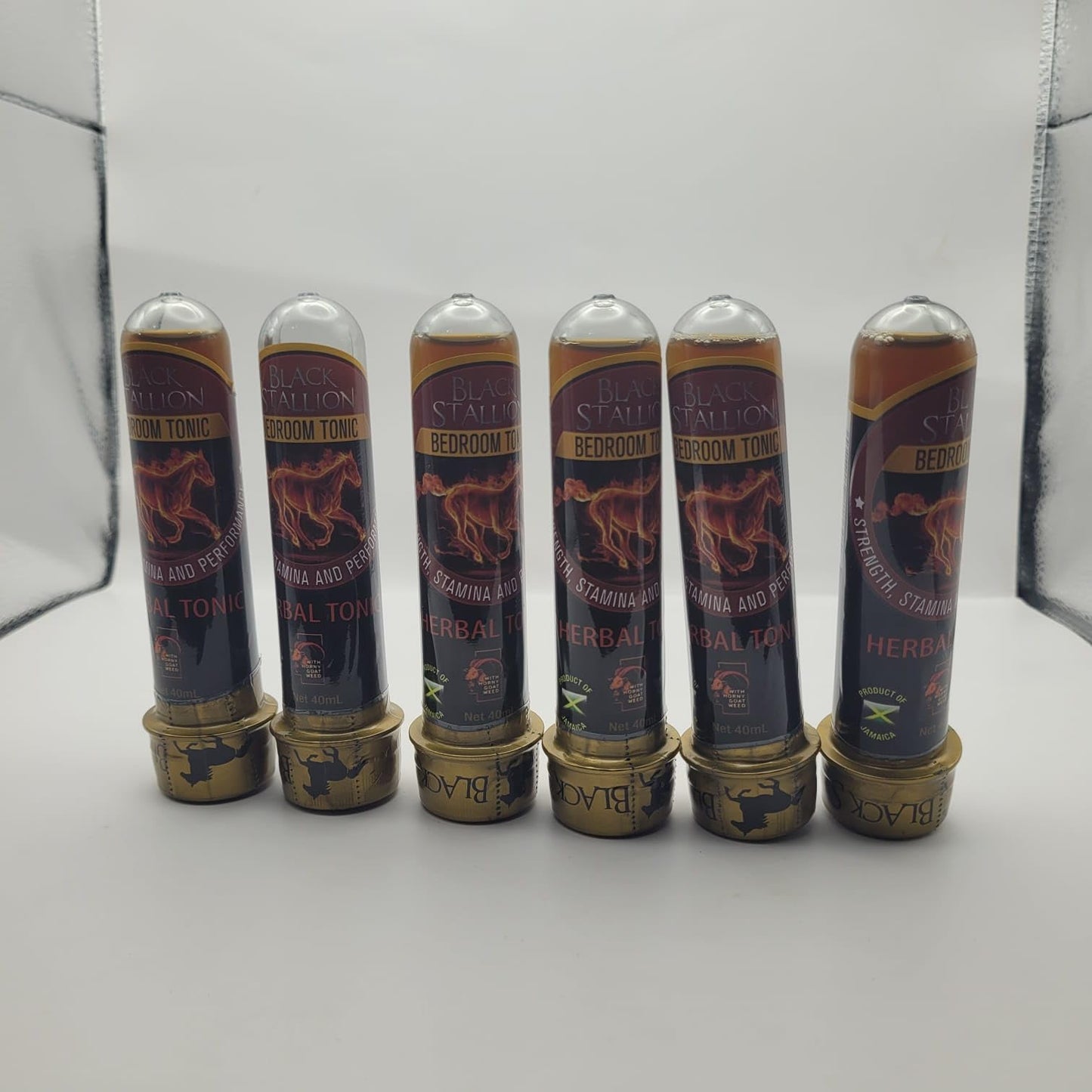 Black Stallion Jamaican Herbal Tonic – 6 Pack – Traditional Natural Botanical Blend – Authentic Jamaican Beverage