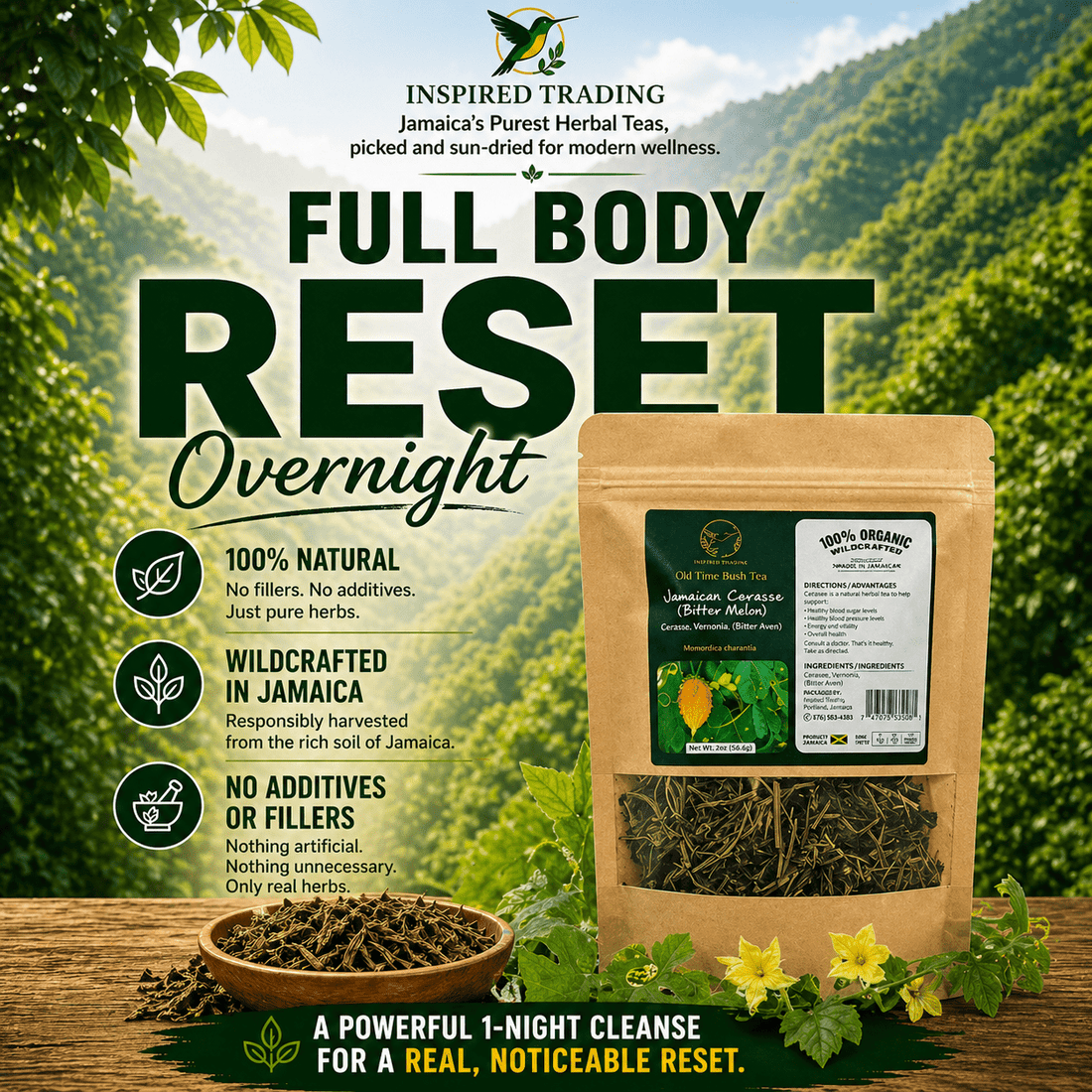 Cerasee Tea: Why Jamaican Grandmothers Boil This Bitter Bush for the Blood - Inspired Trading