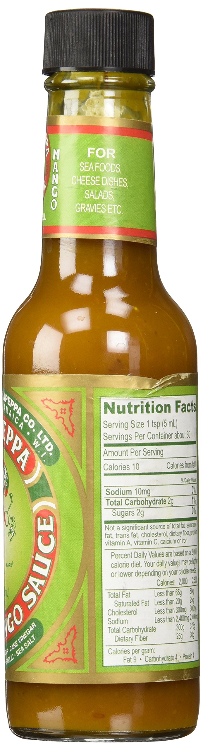 Pickapeppa Mango Sauce 5 oz (3-Pack) – Gingery Jamaican Hot Sauce with Tropical Mango Flavor