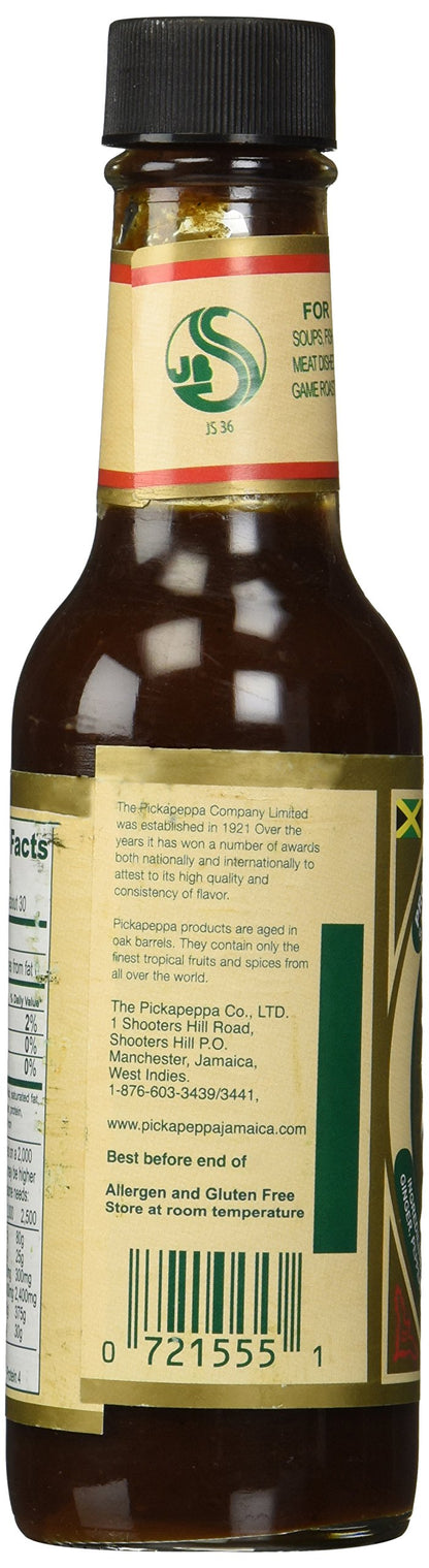 Jamaican Original Pickapeppa Sauce –  5 oz (3-Pack) – Sweet Island Condiment for Meat, Seafood, and Everyday Flavor