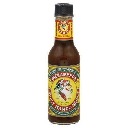 Pickapeppa Spicy Mango Sauce – 5oz (2 Pack) – Authentic Jamaican Hot Sauce with Sweet & Spicy Tropical Flavor – Perfect for Grilling, Marinades & Everyday Meals