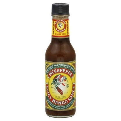 Pickapeppa Spicy Mango Sauce – 5oz (2 Pack) – Authentic Jamaican Hot Sauce with Sweet & Spicy Tropical Flavor – Perfect for Grilling, Marinades & Everyday Meals