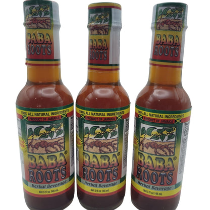 Jamaican Baba Roots Herbal Tonic – 3 Pack – Traditional Roots Blend with Chainy Root, Sarsaparilla, Tan Pon Rock, Strong Back, Raw Moon & Medina – 15 Fl Oz Each (45 Fl Oz Total)