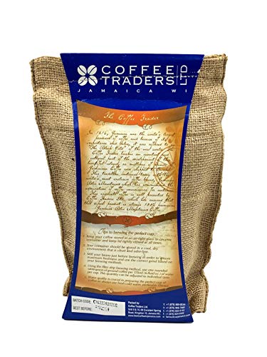 Coffee Traders 100% Jamaica Blue Mountain Coffee Beans – Premium Whole Bean Coffee – 16oz Bag – Rich, Smooth, and World-Famous Jamaican Coffee