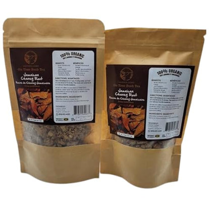 Jamaican Chaney Root Tea – 2oz (2-Pack) – Wildcrafted Herbal Tea Root, Naturally Grown, Authentic Caribbean Herb, Loose Dried Roots for Tea, Caffeine-Free, No Additives – Inspired Gems