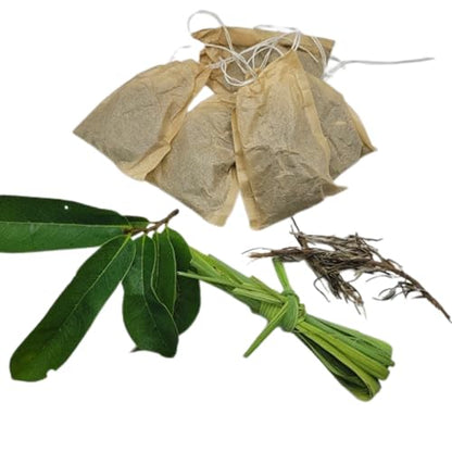 Jamaican Man Brew – Organic Jamaican Herbal Tea – Soursop, Lemongrass (Fevergrass) & Rosemary – Organic, Caffeine-Free, Gluten Free, 2 Pack (12 Tea Bags Each)