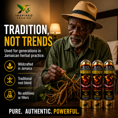 Black Stallion Herbal Tonic (3-Pack) | Authentic Jamaican Vitality Drink - Ship in 24hrs - Available in US & CA