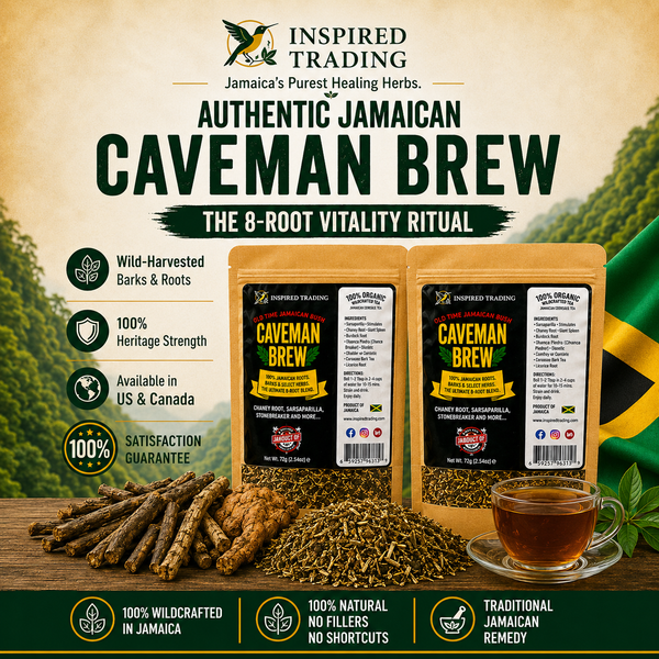 Authentic Jamaican Caveman Brew 2 packs | The 8 - Root Vitality Ritual - Ship in 24hrs - Available in US & CA