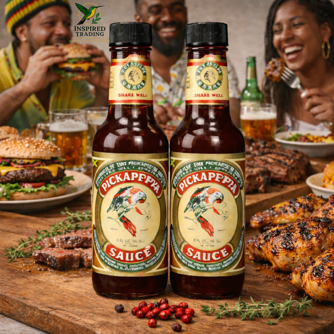 2 packs of pickapeppa sauce
