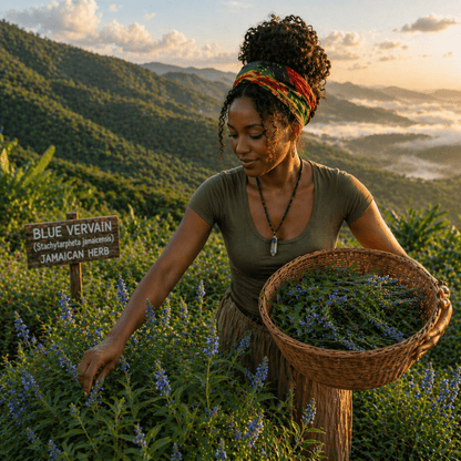 Authentic Jamaican Blue Vervain | The Natural Nerve Settler - Ship in 24hrs - Available in US & CA - Inspired Trading