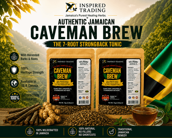 Authentic Jamaican Caveman Brew | The 7-Root Vitality Ritual - Ship in 24hrs- Available in US & CA - Inspired Trading