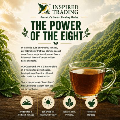 Authentic Jamaican Caveman Brew | The 8 - Root Vitality Ritual - Ship in 24hrs - Available in US & CA - Inspired Trading
