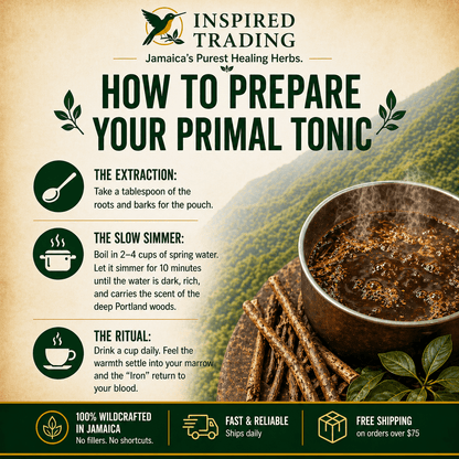 Authentic Jamaican Caveman Brew | The 8 - Root Vitality Ritual - Ship in 24hrs - Available in US & CA - Inspired Trading