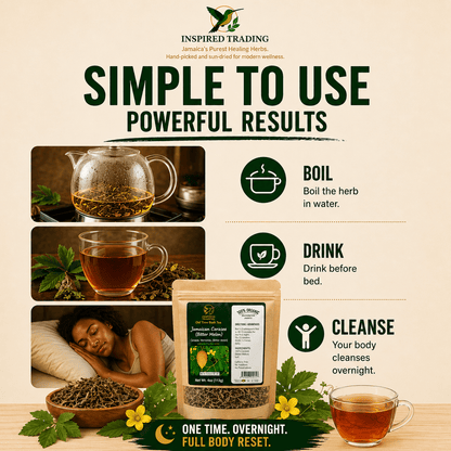 Authentic Jamaican Cerasee Tea | The Blood Purifier Ritual - Ship in 24hrs - Available in US & CA - Inspired Trading