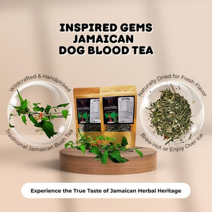 Authentic Jamaican Dog Blood Tea | Wildcrafted Womb Wellness & Fertility | Inspired Trading - Inspired Trading