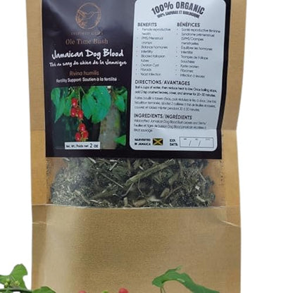 Authentic Jamaican Dog Blood Tea | Wildcrafted Womb Wellness & Fertility | Inspired Trading - Inspired Trading