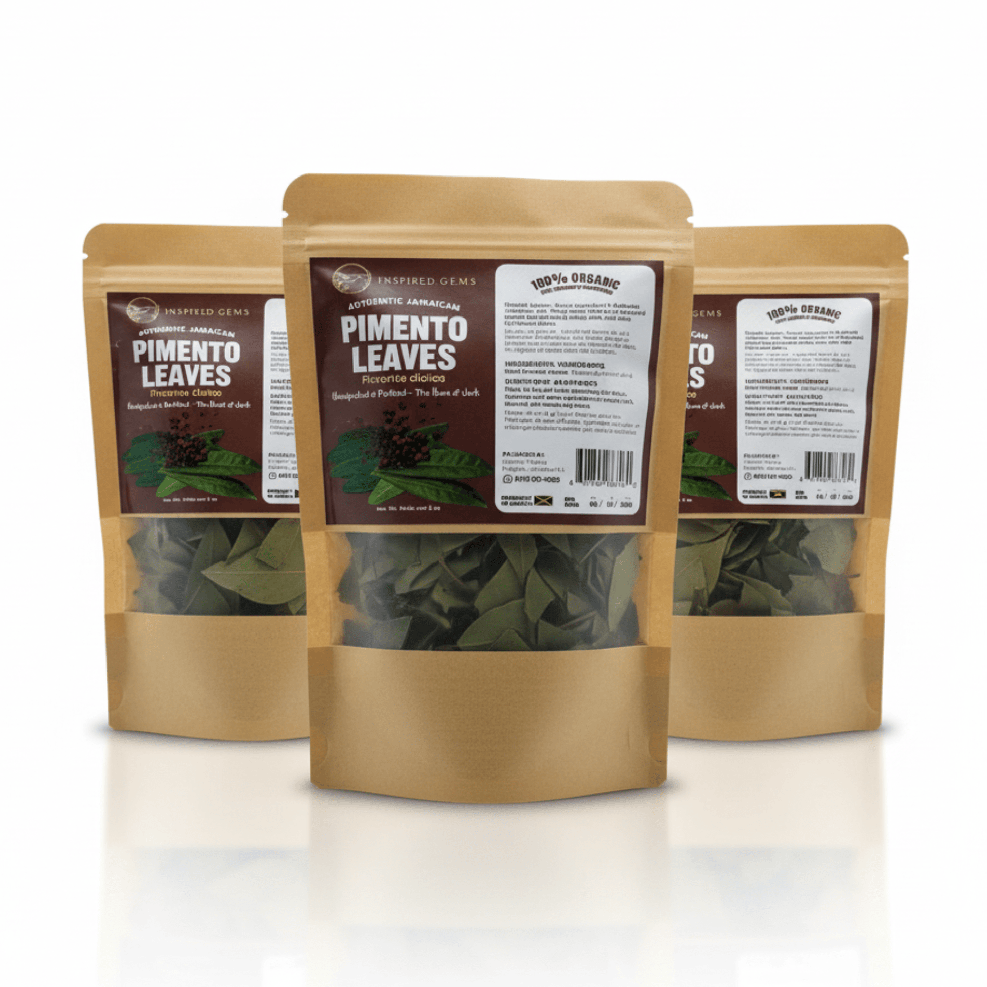 Authentic Jamaican Pimento Leaves 2oz – Whole Wildcrafted Allspice Leaves for Jerk Seasoning & Tea. - Inspired Trading