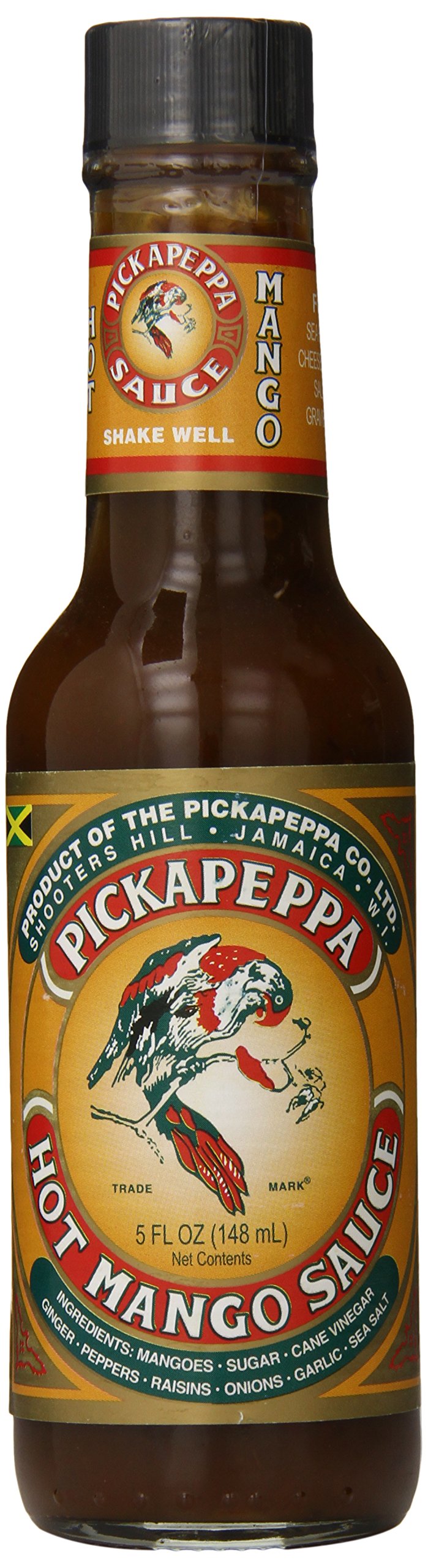 Pickapeppa Hot Mango Sauce 5 oz (3-Pack) – Authentic Jamaican Spicy Mango Flavor