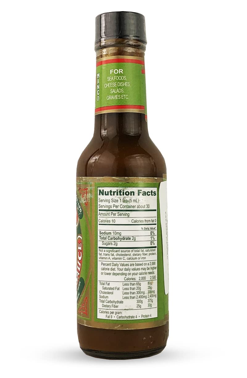 Pickapeppa Mango Sauce 5 oz (3-Pack) – Gingery Jamaican Hot Sauce with Tropical Mango Flavor