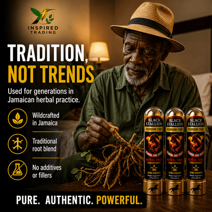 Black Stallion Herbal Tonic (3 - Pack) | Authentic Jamaican Vitality Drink - Ship in 24hrs - Available in US & CA
