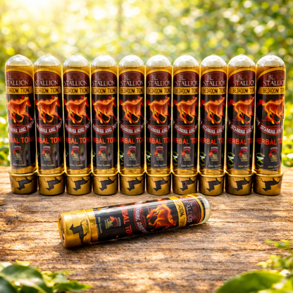 Black Stallion Jamaican Herbal Tonic 12 - Pack | Bulk Roots Vitality Drink - Inspired Trading