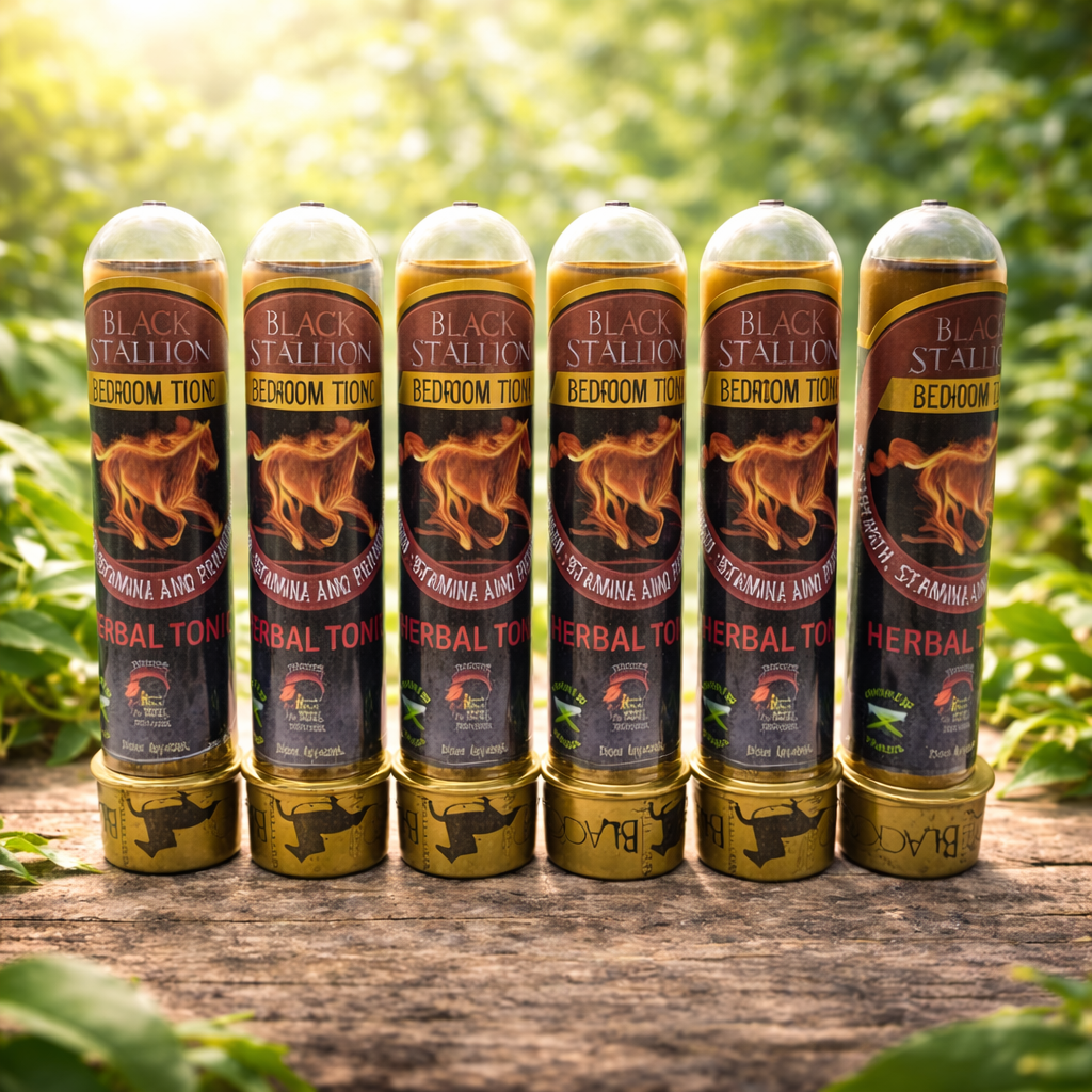 Black Stallion Jamaican Herbal Tonic 6 - Pack | Authentic Island Vitality - Inspired Trading