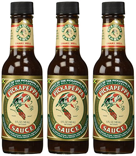 Jamaican Original Pickapeppa Sauce –  5 oz (3-Pack) – Sweet Island Condiment for Meat, Seafood, and Everyday Flavor