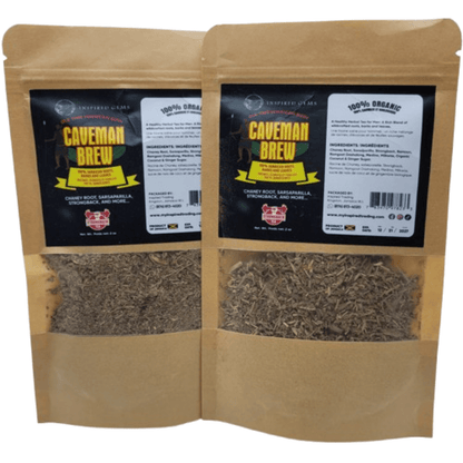 Caveman Brew Roots Tea (2 - Pack) - Authentic Jamaican Herbal Tonic for Men - Inspired Trading