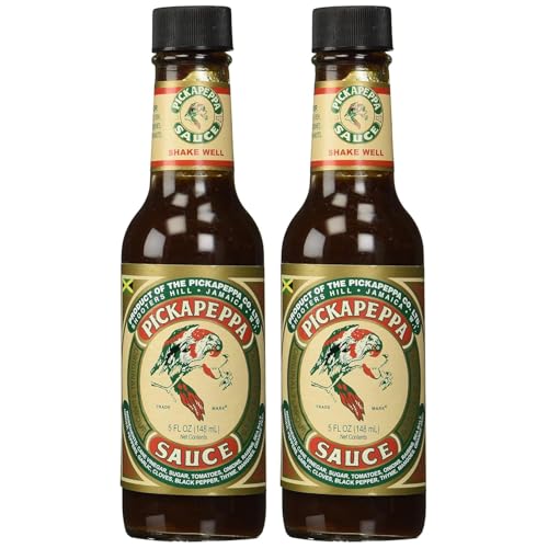 Pickapeppa Sauce 5 oz (2 Pack) – Authentic Jamaican Hot Sauce, Bold & Spicy Flavor