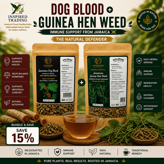 Dog Blood + Guinea Hen Weed | The Natural Defender Bundle for Women - Inspired Trading