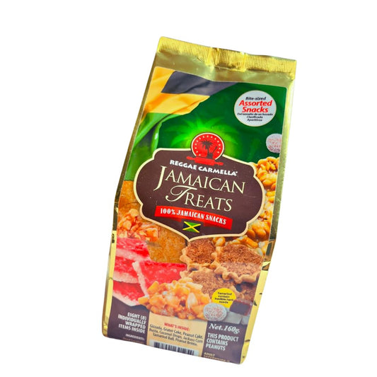 Reggae Carmella Jamaican Snack Treat (160g) – Authentic Island Sweets Made in Jamaica – Perfect for Gift Baskets, Holidays & Special Occasions – Tropical Flavor Delivered to Your Door