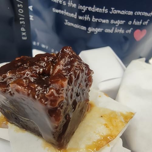 Jamaican Busta Candy 2 - Pack | Authentic Coconut Ginger Molasses Sweets - Inspired Trading