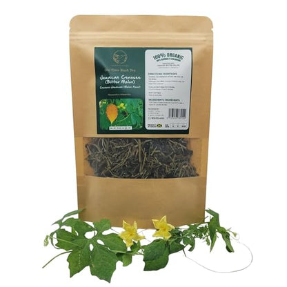 Authentic Jamaican Cerasee Tea 2oz Bag - Wildcrafted Bitter Melon Loose Leaf