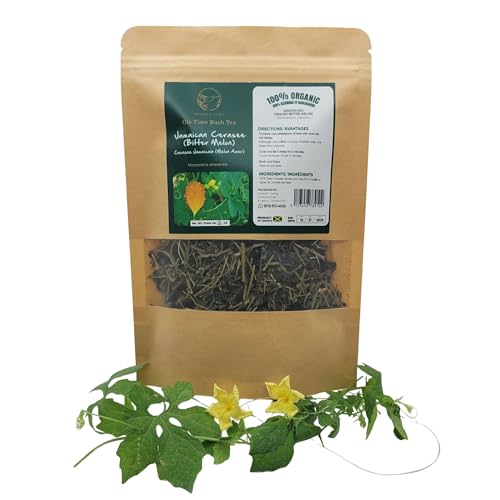 Authentic Jamaican Cerasee Tea 2oz Bag - Wildcrafted Bitter Melon Loose Leaf