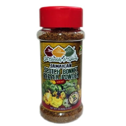Jamaican Scotch Bonnet Pepper Powder (1.9oz) | Authentic Spicy Heat - Inspired Trading