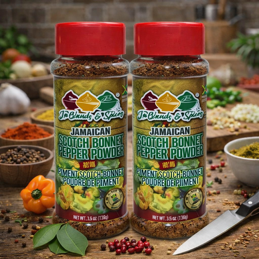 Jamaican Scotch Bonnet Pepper Powder (2 packs) | Authentic Spicy Heat | Inspired Trading - Inspired Trading