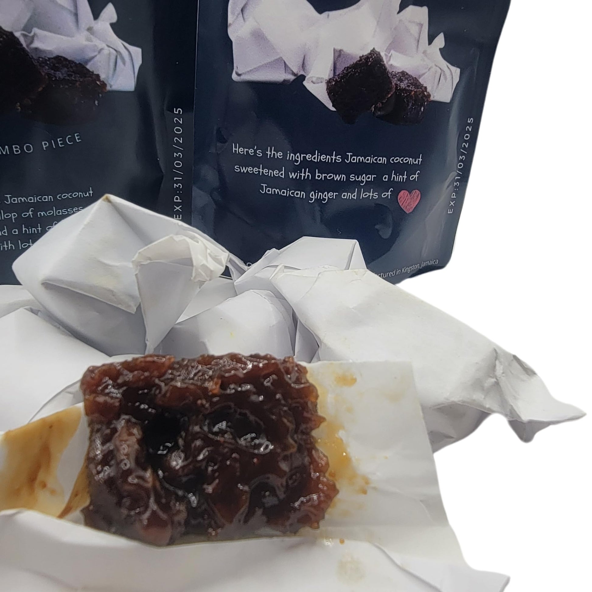 OL’ Time Jamaican Busta Candy | 22oz Coconut Ginger Molasses Jumbo Pack - Inspired Trading
