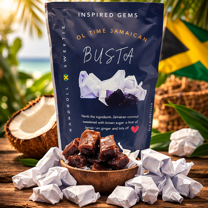OL’ Time Jamaican Busta Candy | 22oz Coconut Ginger Molasses Jumbo Pack - Inspired Trading