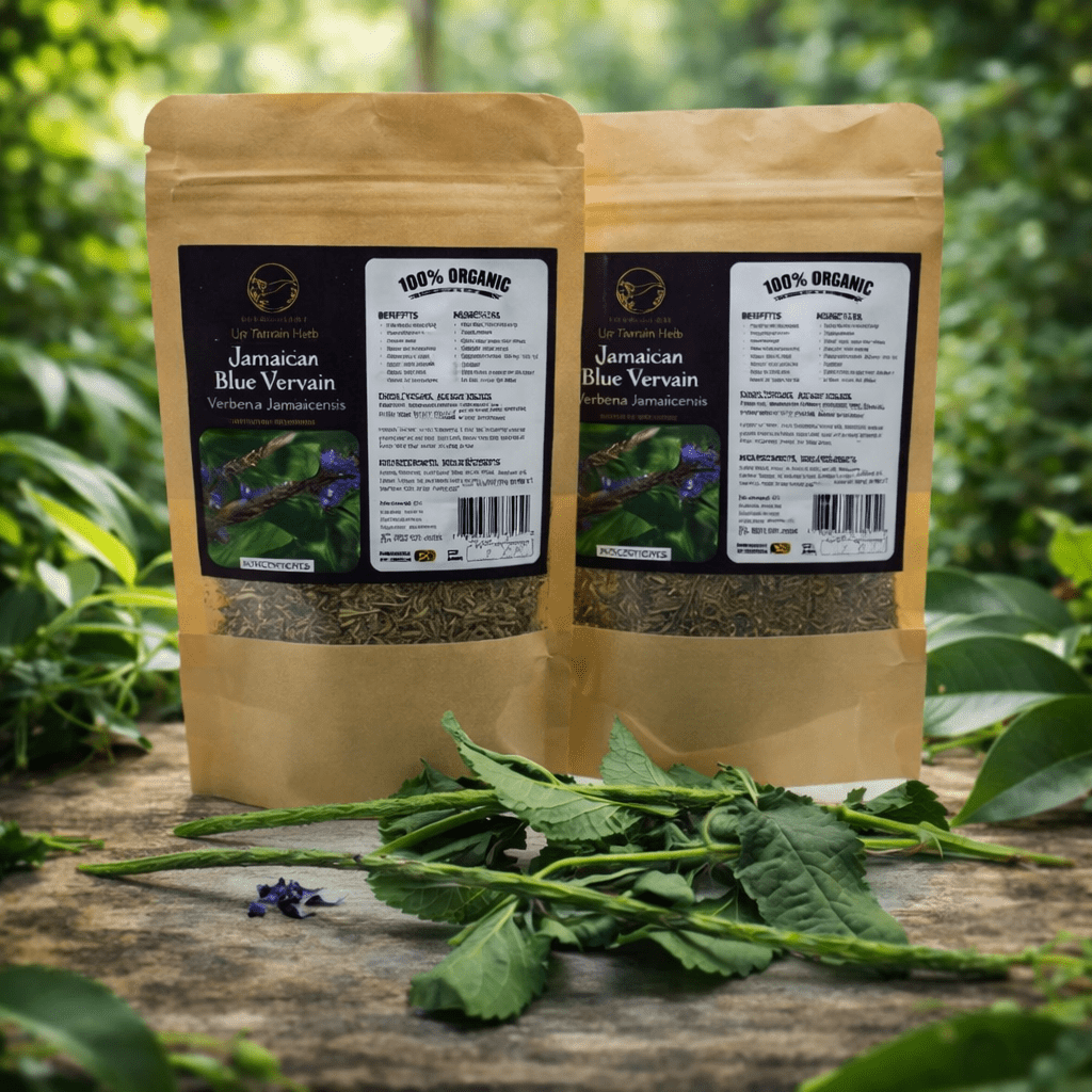 Organic Jamaican Blue Vervain Tea 2 - Pack | Natural Herbal Bush Remedy - Inspired Trading