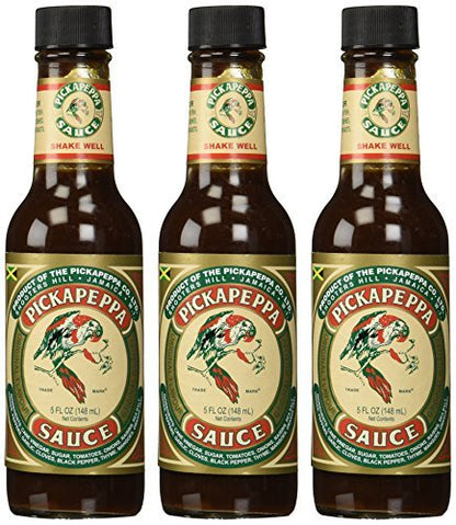 Pickapeppa Original Sauce 5oz (3 - Pack) | Authentic Jamaican Condiment - Inspired Trading