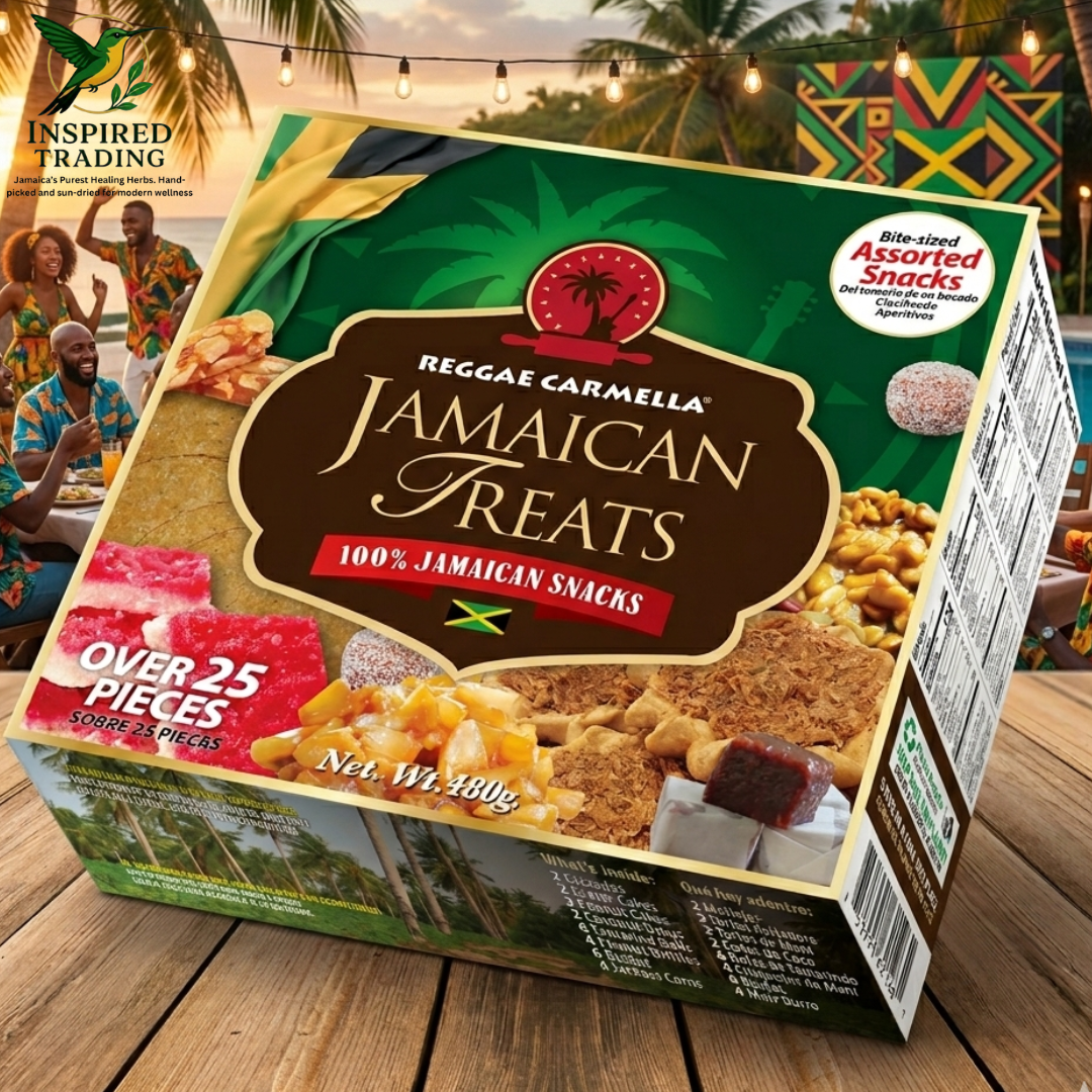 Reggae Carmella Gift Box 480g | Jamaican Treats – Inspired Trading