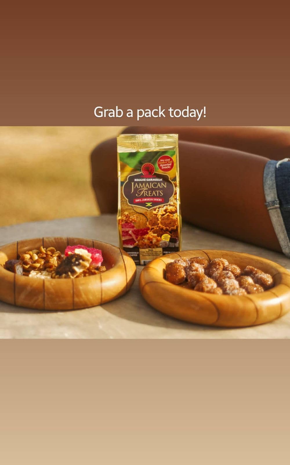Reggae Carmella Jamaican Snack Treat | 160g Island Sweets Sampler - Inspired Trading