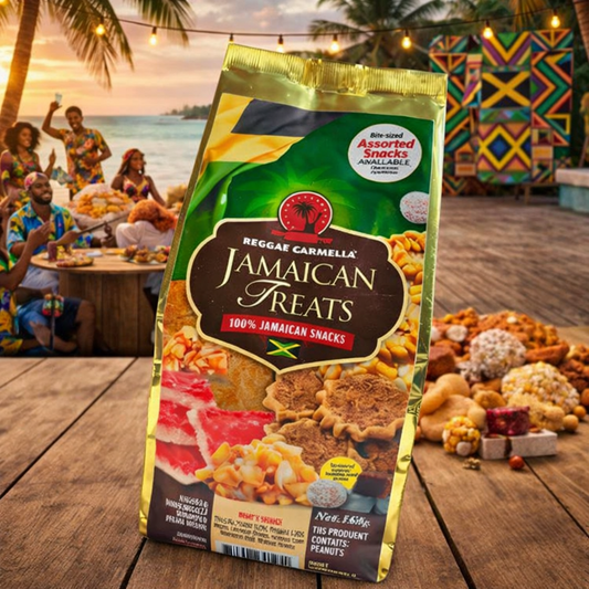 Reggae Carmella Jamaican Snack Treat | 160g Island Sweets Sampler - Inspired Trading